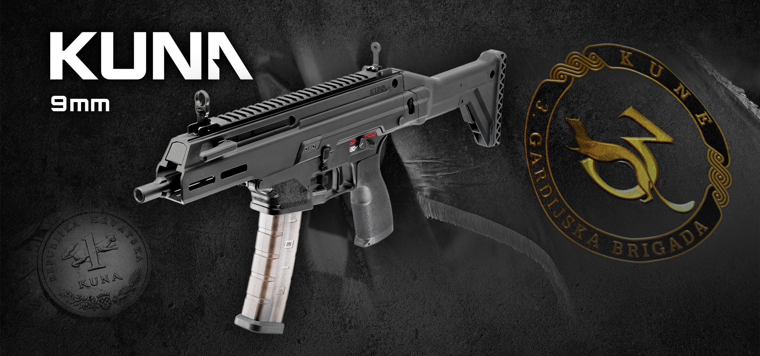 Pistol mitralieră HS Produkt KUNA 9mm